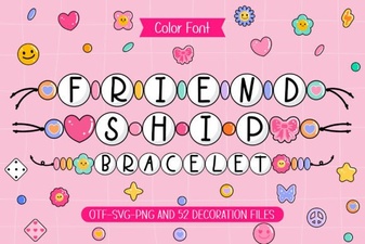 Design Your Friendship Bracelets with Fonts