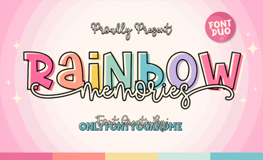Rainbow Memories Font: Design Ideas & Projects