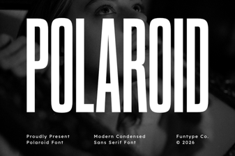 Craft with the Classic Polaroid Font Style