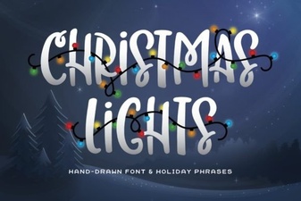 Light Up Your Holidays with Festive Font Designs