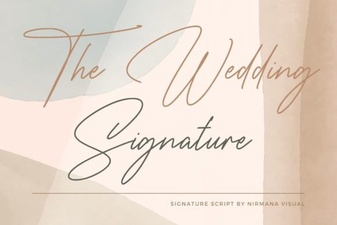 The Signature Wedding Font for Beautiful Invitations